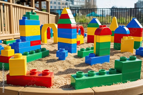 Wallpaper Mural Creative Plastic Building Block Landscapes to Enhance Playgrounds and Classrooms Torontodigital.ca