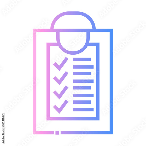 x Line Gradient Icon