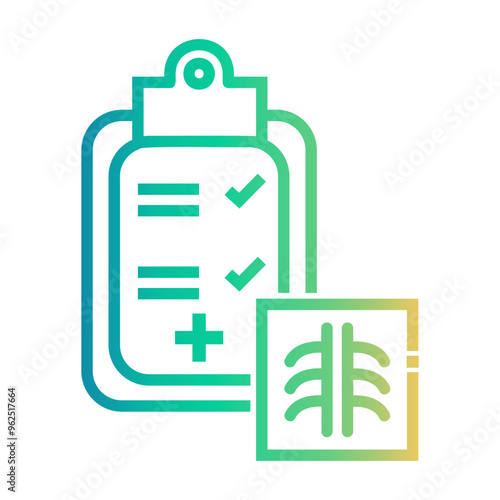 x Line Gradient Icon