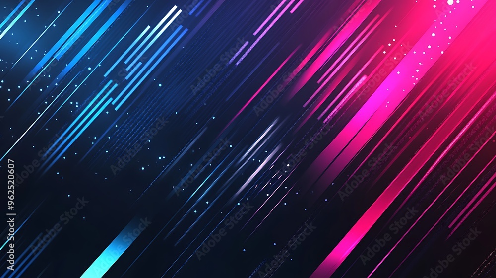 Abstract Diagonal Lines with Glowing Blue and Pink Colors Abstract Diagonal Lines with Glowing Blue and Pink Colors