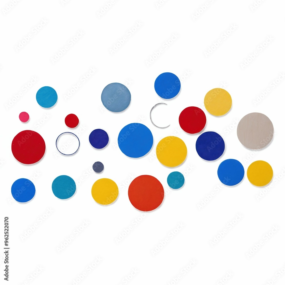 Colorful abstract circles on white background
Colorful abstract circles on white background