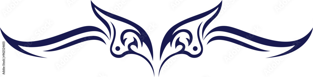 Naklejka premium Tribal Tattoo Vector Design