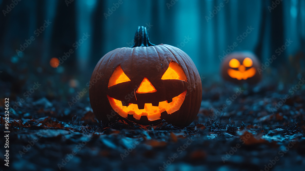 Spooky Halloween Night: Haunted House, Creepy Pumpkins, and Eerie Ghosts for Your Seasonal Projects Spooky Halloween Night: Haunted House, Creepy Pumpkins, and Eerie Ghosts for Your Seasonal Projects