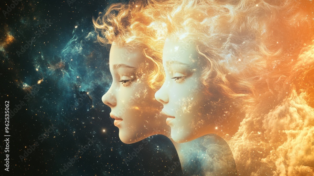Ethereal Cosmic Fusion Celestial Energy and Mystical Radiance Ethereal Cosmic Fusion Celestial Energy and Mystical Radiance