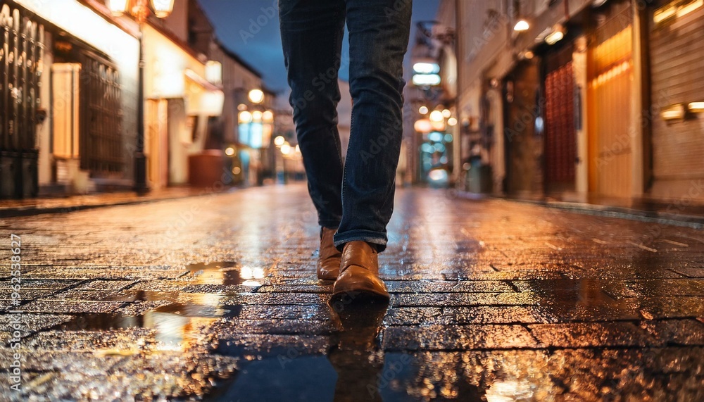 The sound of rain creates a rhythmic backdrop. The sound of rain creates a rhythmic backdrop.
