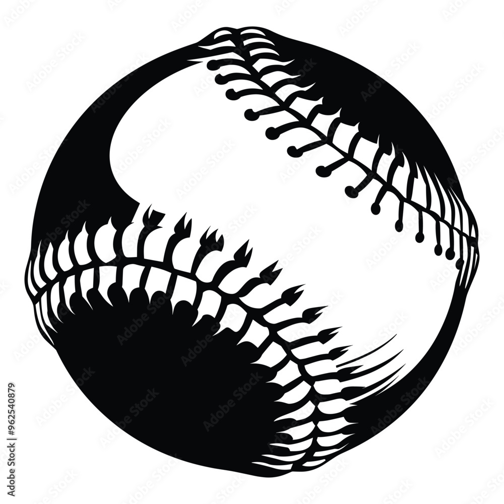 Baseball silhouette vector
Baseball silhouette vector