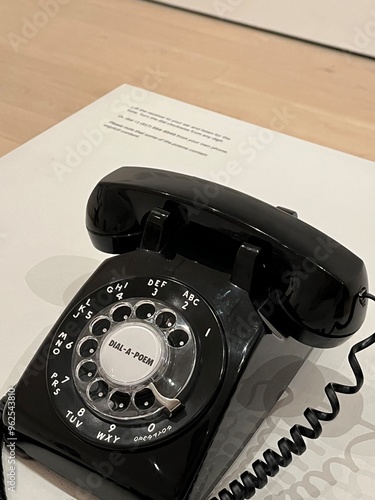 old phone with a dial