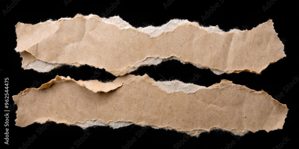 Ripped paper pieces isolated on black background, torn, shredded, paper, fragments, isolated, dark, background, texture Ripped paper pieces isolated on black background, torn, shredded, paper, fragments, isolated, dark, background, texture
