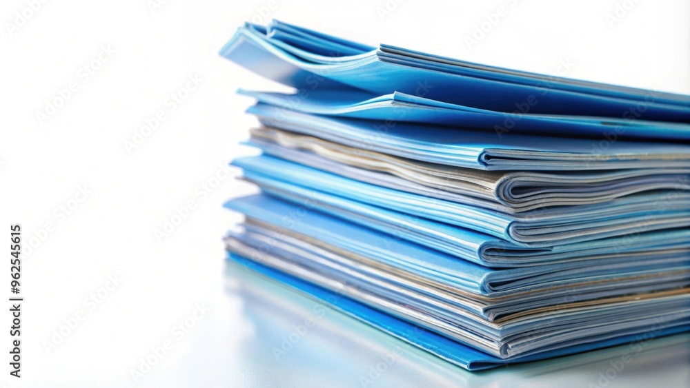 Stack of magazines with blue magazine on top, magazines, stack, blue, literature, reading, journalism, publication Stack of magazines with blue magazine on top, magazines, stack, blue, literature, reading, journalism, publication