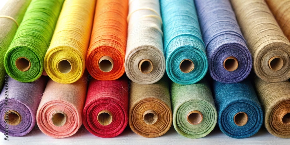 Colorful fabric linen rolls in a variety of hues for crafting or sewing projects, colorful, fabric, linen, rolls, material Colorful fabric linen rolls in a variety of hues for crafting or sewing projects, colorful, fabric, linen, rolls, material