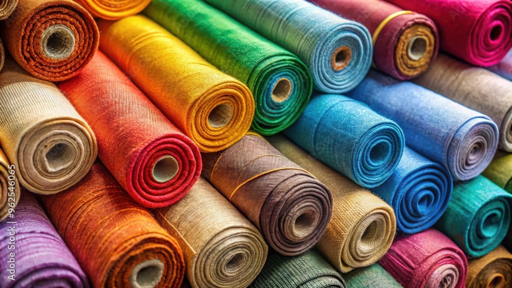 Colorful fabric linen rolls in various shades and hues for crafts and decoration, fabric, linen, rolls, colors, colorful Colorful fabric linen rolls in various shades and hues for crafts and decoration, fabric, linen, rolls, colors, colorful
