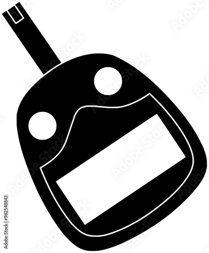 diabetes illustration health silhouette glucometer logo medical icon test outline glucose disease sugar diabetic illness insulin care medicine treatment shape and vector graphic background