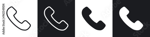 Megaphone line icon vector illustration set.