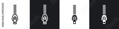 Zip line icon vector illustration set.