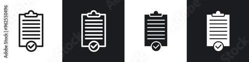 Compliance line icon vector illustration set.