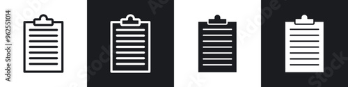 Summary line icon vector illustration set.