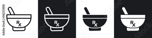 RX line icon vector illustration set. line icon vector illustration set.