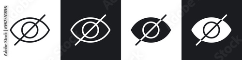 Sensitive content line icon vector illustration set.