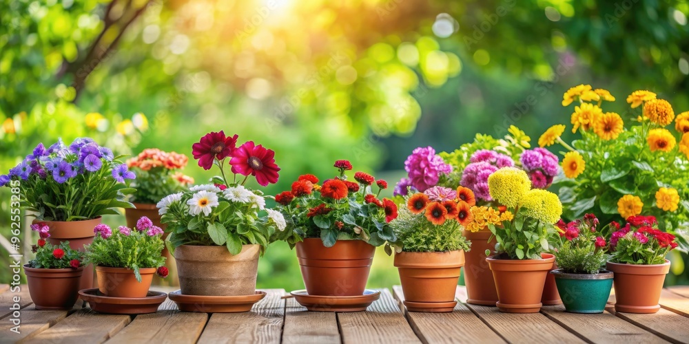 Colorful flowers and pots on a vibrant deck , colorful, flowers, pots, deck, vibrant, garden, outdoor, decoration, plants Colorful flowers and pots on a vibrant deck , colorful, flowers, pots, deck, vibrant, garden, outdoor, decoration, plants