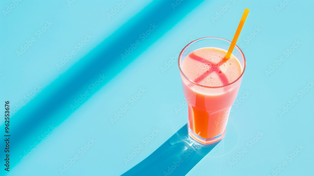 3D miniature photography of orange peach smoothie juice with vibrant colors happy bright fashion blue pink peachy background creative healthy drink background 3D miniature photography of orange peach smoothie juice with vibrant colors happy bright fashion blue pink peachy background creative healthy drink background