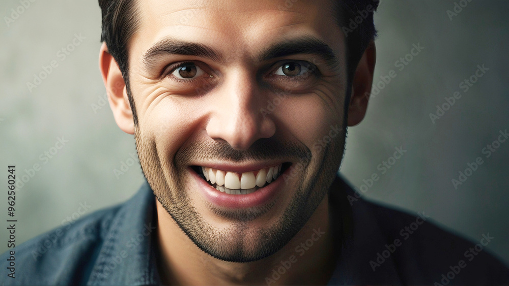 Fototapeta premium 男性笑顔