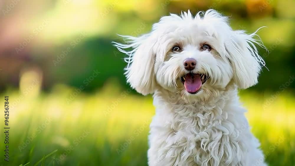 a white dog sitting in the grass a white dog sitting in the grass