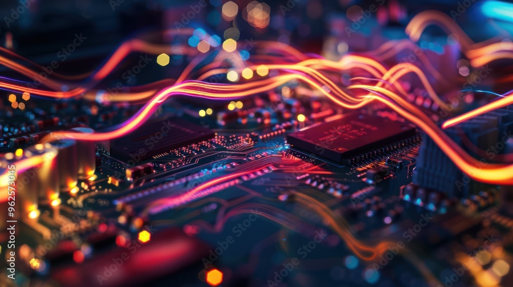 Abstract Digital Circuitry Abstract Digital Circuitry