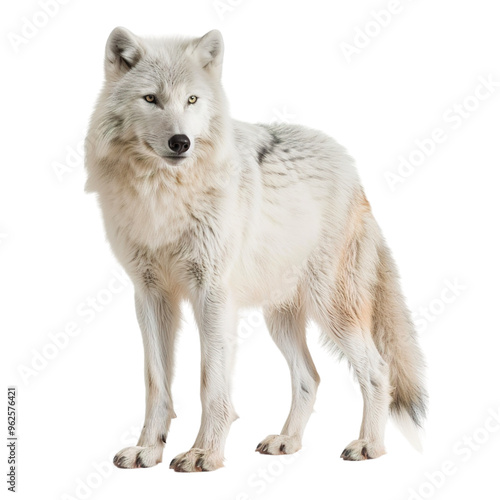 wolf isolated on white