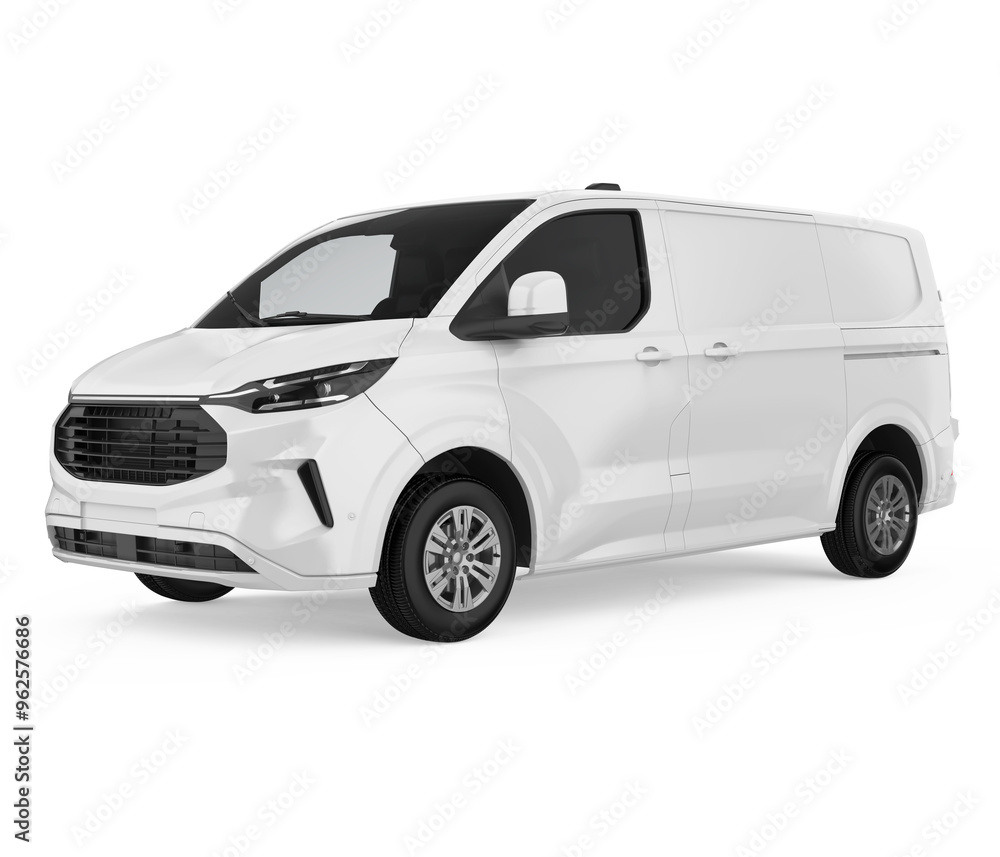 Delivery Van Isolated Delivery Van Isolated