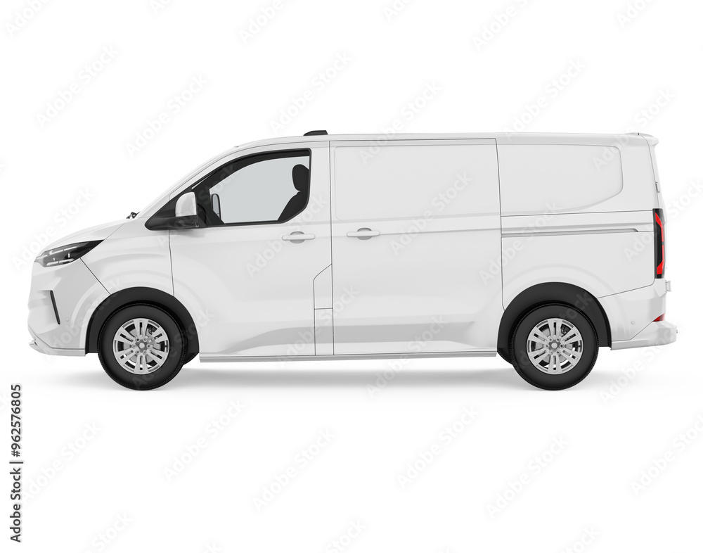 Delivery Van Isolated Delivery Van Isolated