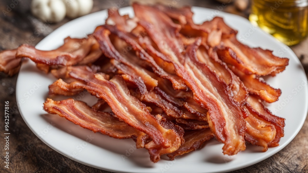 bacon on a plate