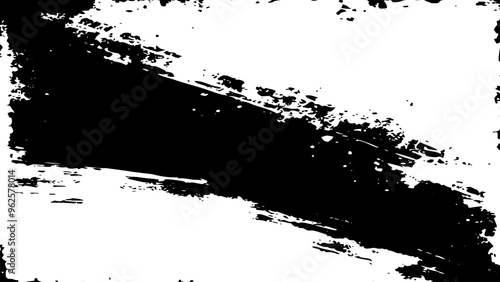 Abstract black and white grunge background for use in graphics