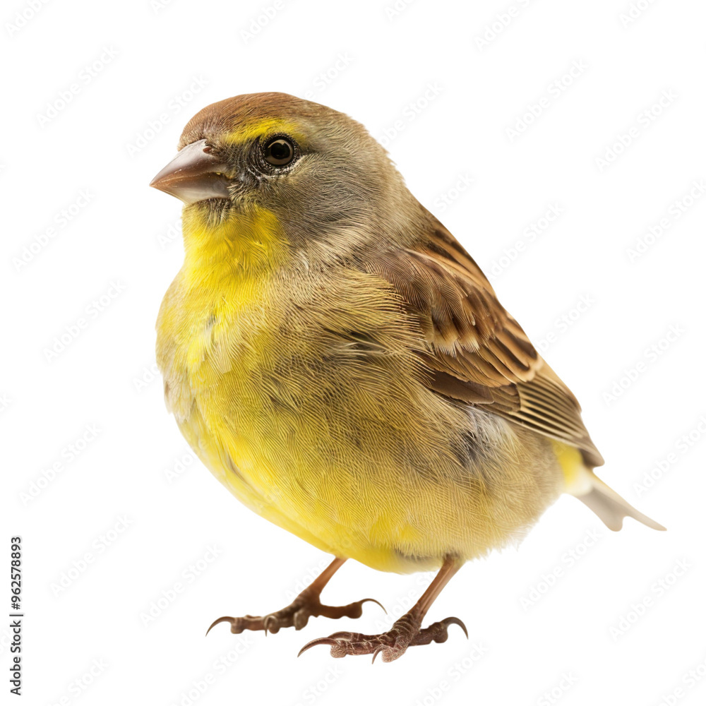robin on a white background