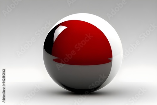 Free Download Single Snooker Ball Isolated on White Background - GFXLoad