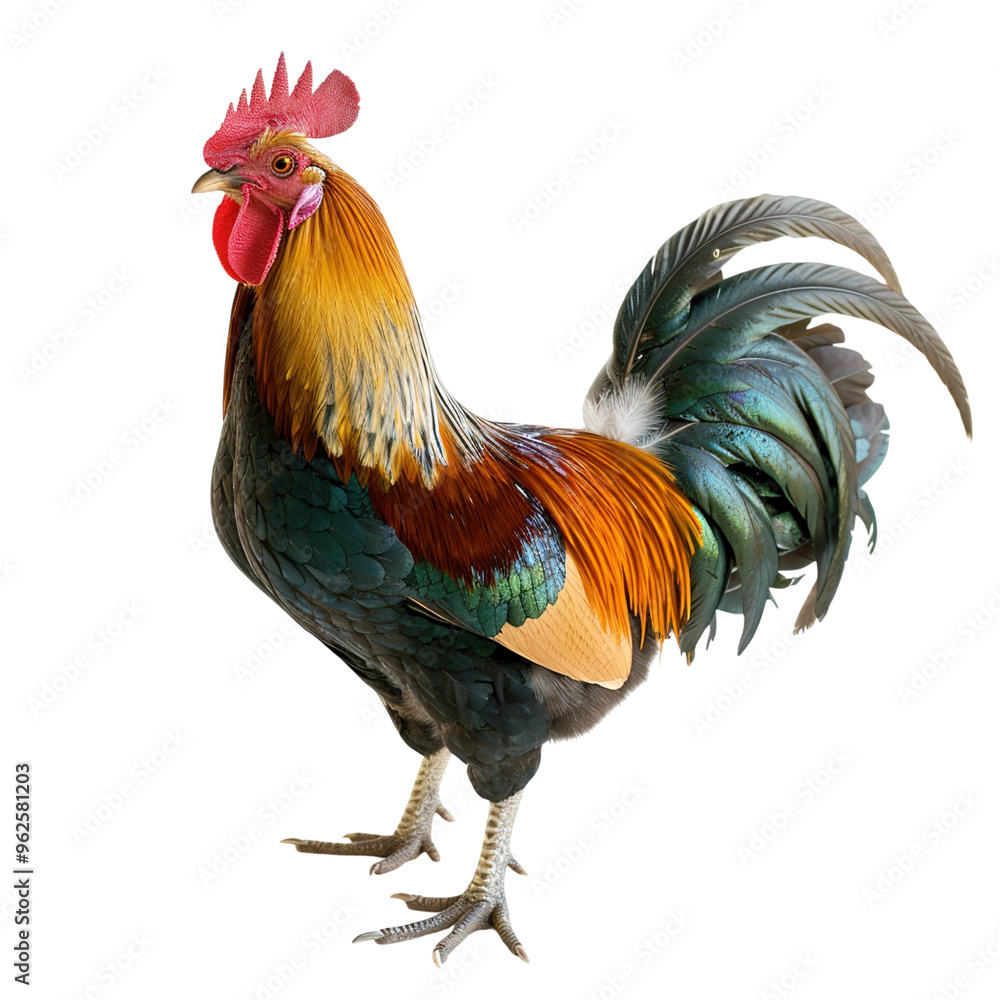 rooster isolated on white background rooster isolated on white background