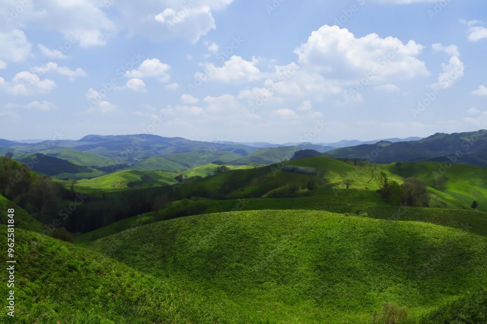 Fototapeta premium Hills Landscape Background