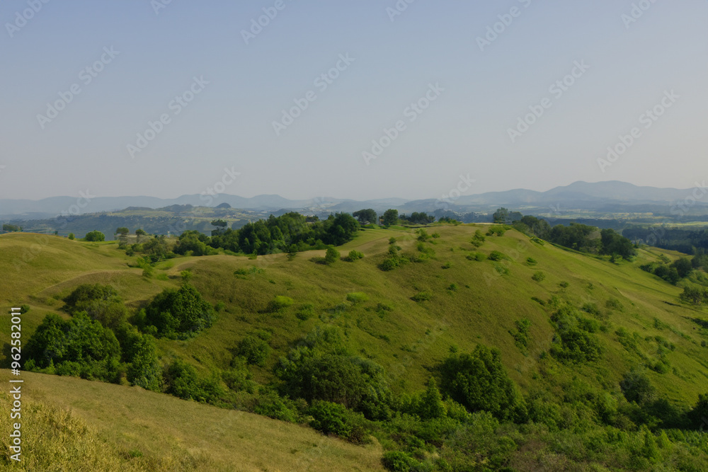 Fototapeta premium Hills Landscape Background