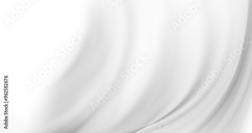 white cloth background abstract with soft waves