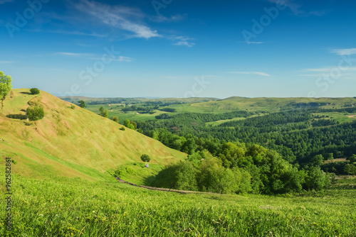 Hills Landscape Background