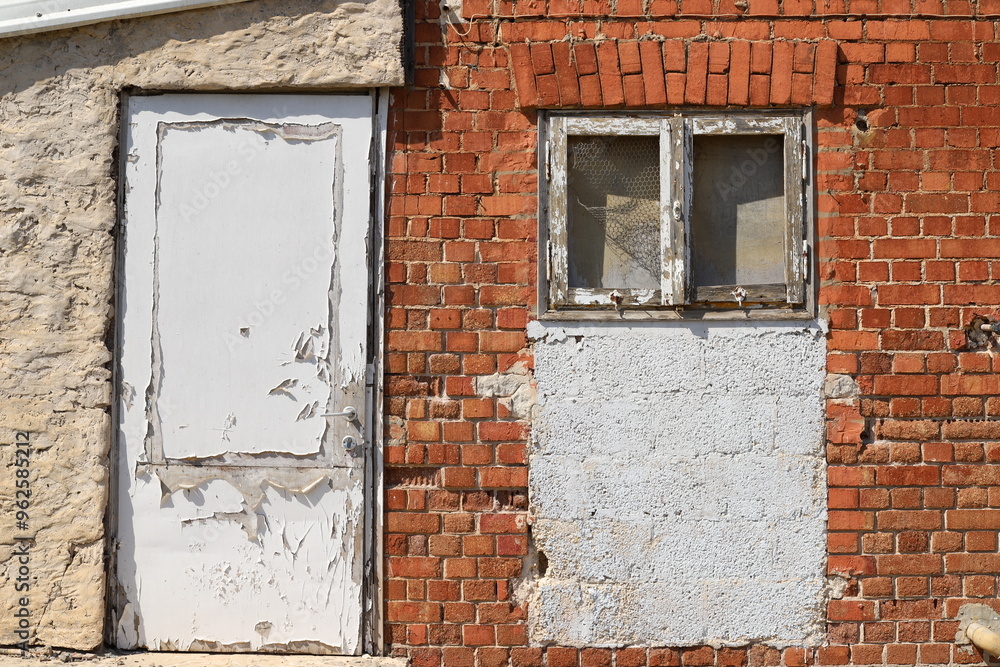 Fototapeta premium door as an architectural detail in the construction of buildings and structures.