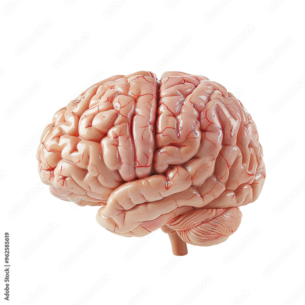 human brain isolated on white human brain isolated on white