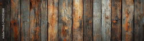 Weathered Wooden Plank Texture Background