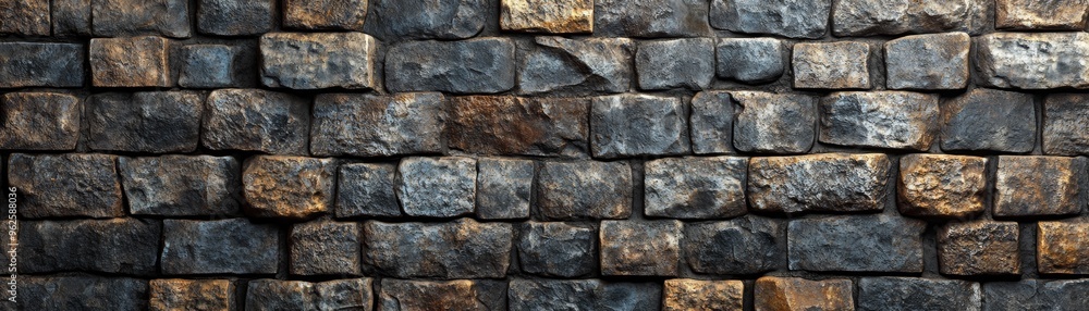 Rustic Stone Wall Texture Background Rustic Stone Wall Texture Background