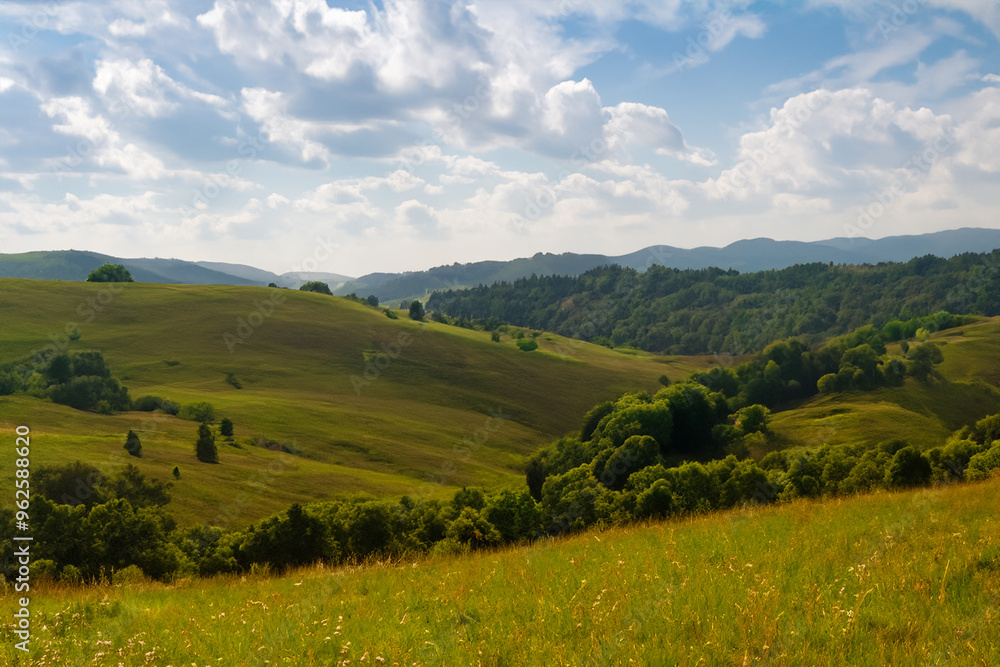 Obraz premium Hills Landscape Background