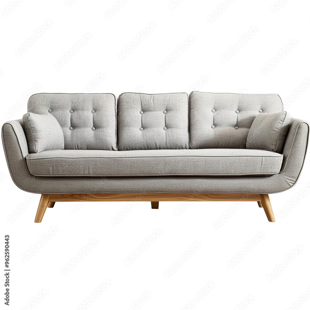 Fototapeta premium sofa isolated on white background