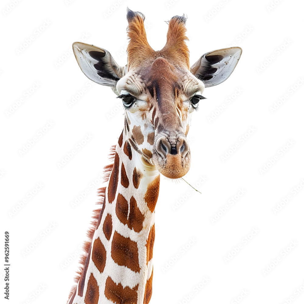 Obraz premium giraffe isolated on white