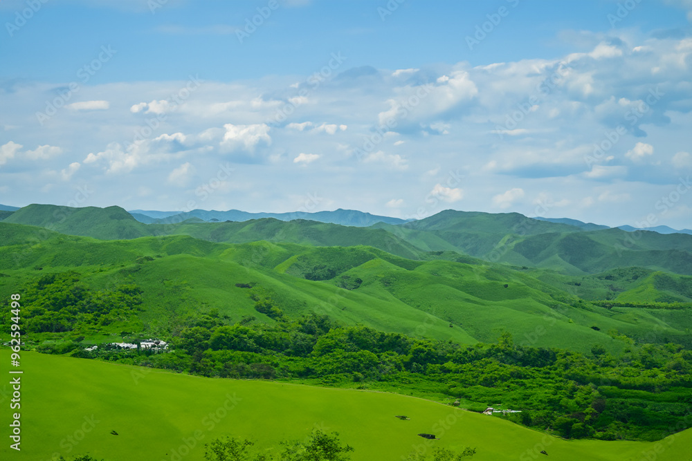 Fototapeta premium Hills Landscape Background