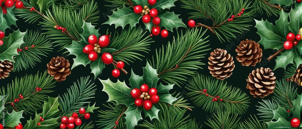 Christmas Decoration Seamless Pattern Christmas Decoration Seamless Pattern