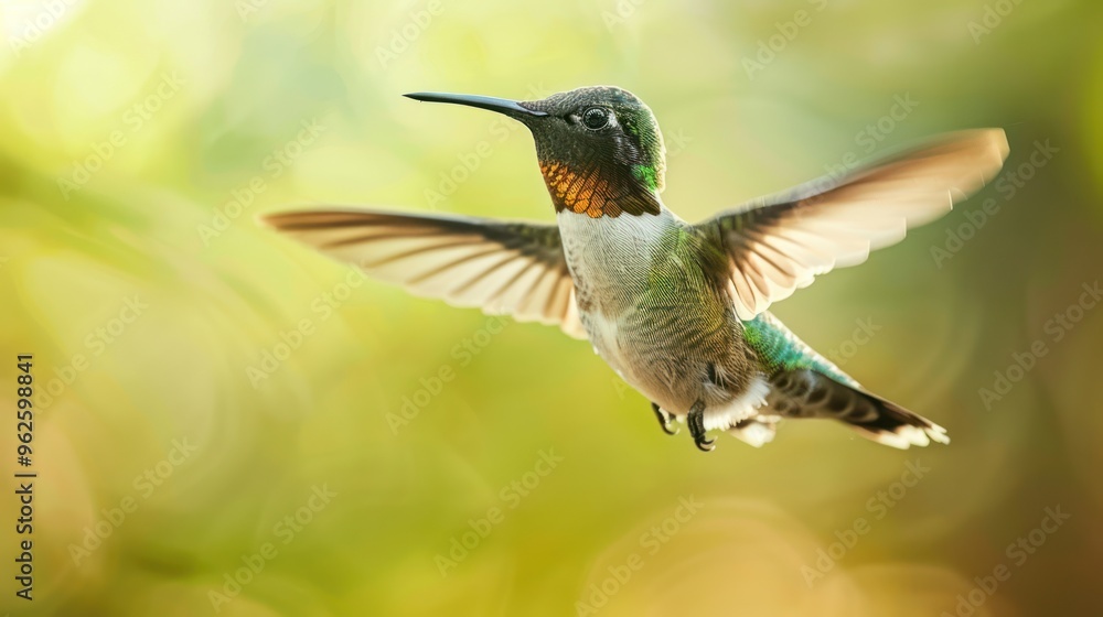 Fototapeta premium Hummingbird in Flight