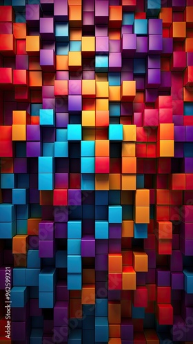 modern geometric 3d mosaic graphics lowpoly template as backdrop abstract background  